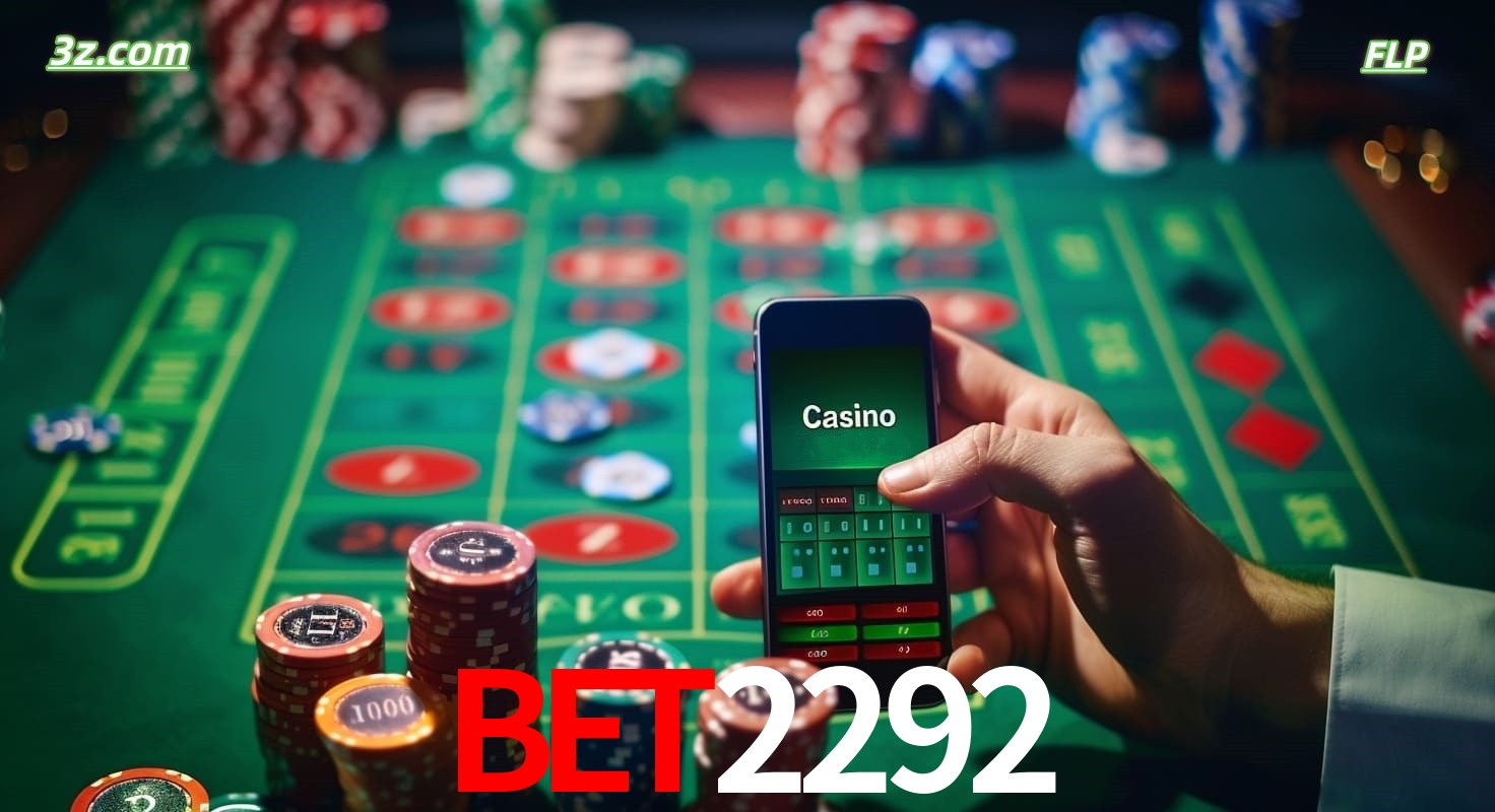 Cassino online móvel bet2292 com apostas em roleta e fichas de pôquer