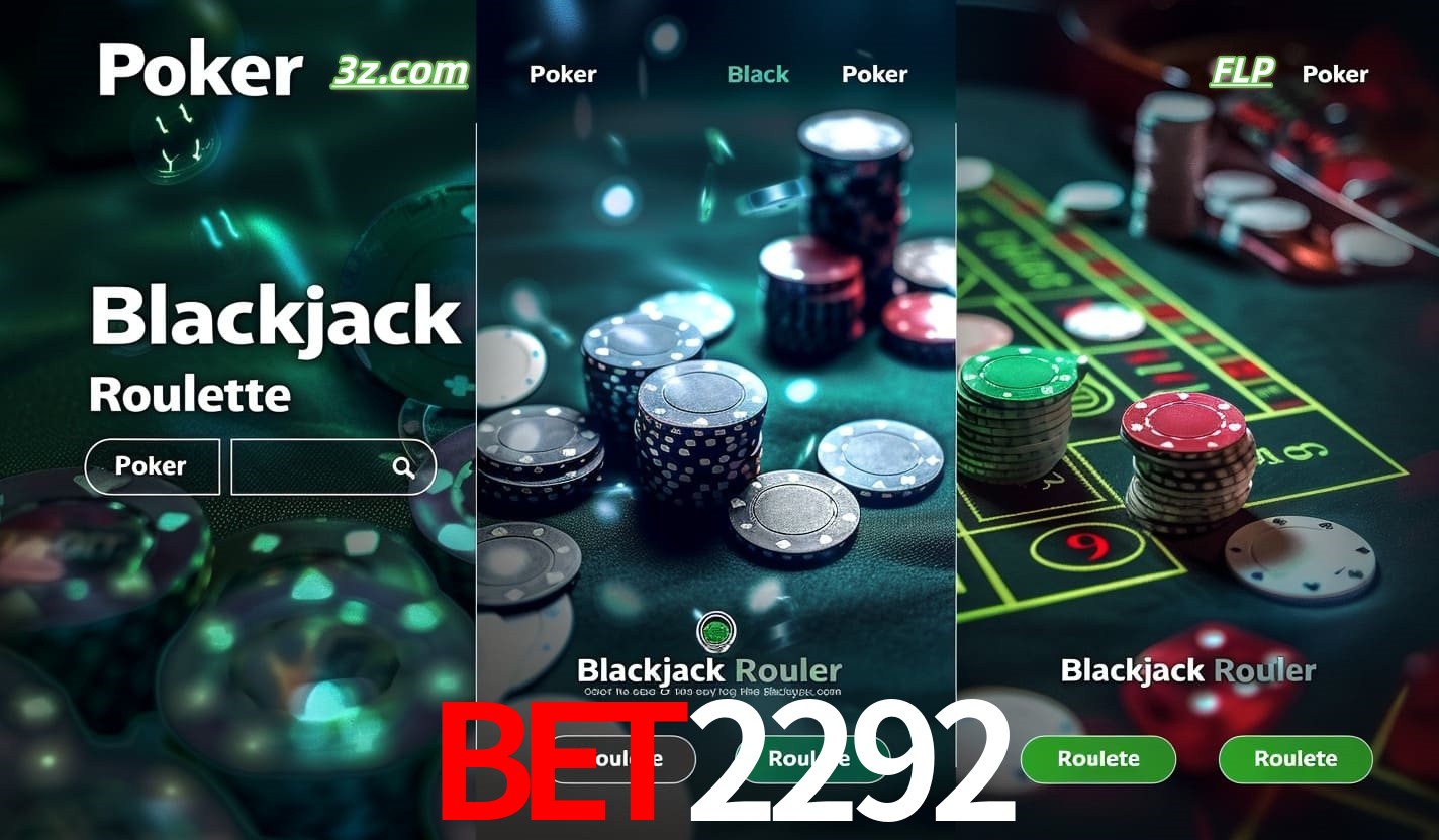 Cassino online bet2292 com Poker, Blackjack e Roleta ao vivo para jogadores do Brasil