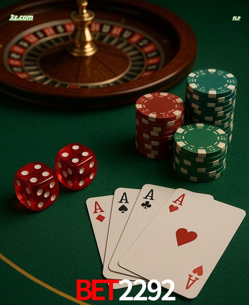 Cassino online bet2292 com jogos de mesa: roleta, dados, pôquer e fichas